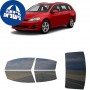 לרכב Volkswagen Golf Estate7 2013 ציפוי חלונות שחורים רב פעמי סיליקון לחלונות קדמיים, אחוריים ולחלון האחורי