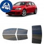 לרכב Volkswagen GolfGT Two-door Hatchback 2015 ציפוי חלונות שחורים רב פעמי סיליקון לחלונות קדמיים, אחוריים ולחלון האחורי