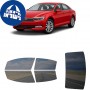 לרכב Volkswagen Passat 2018 ציפוי חלונות שחורים רב פעמי סיליקון לחלונות קדמיים, אחוריים ולחלון האחורי