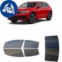 לרכב Volkswagen Tiguan (Canada) Highline R-Line 2022 ציפוי חלונות שחורים רב פעמי סיליקון לחלונות קדמיים, אחוריים ולחלון האחורי