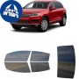 לרכב Volkswagen Touareg 2015 ציפוי חלונות שחורים רב פעמי סיליקון לחלונות קדמיים, אחוריים ולחלון האחורי