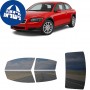 לרכב Volvo C30 Two-door Hatchback 2008 ציפוי חלונות שחורים רב פעמי סיליקון לחלונות קדמיים, אחוריים ולחלון האחורי