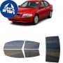 לרכב Volvo S40 Sedan 2000 ציפוי חלונות שחורים רב פעמי סיליקון לחלונות קדמיים, אחוריים ולחלון האחורי