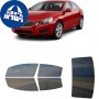 לרכב Volvo S60 2011 ציפוי חלונות שחורים רב פעמי סיליקון לחלונות קדמיים, אחוריים ולחלון האחורי