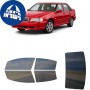 לרכב Volvo S70 Sedan 1998 ציפוי חלונות שחורים רב פעמי סיליקון לחלונות קדמיים, אחוריים ולחלון האחורי