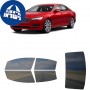 לרכב Volvo S90 2022 ציפוי חלונות שחורים רב פעמי סיליקון לחלונות קדמיים, אחוריים ולחלון האחורי