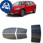 לרכב Volvo V60V60 Cross Countny Station Wagon 2015 ציפוי חלונות שחורים רב פעמי סיליקון לחלונות קדמיים, אחוריים ולחלון האחורי