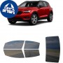לרכב Volvo XC40 SUV 2019 ציפוי חלונות שחורים רב פעמי סיליקון לחלונות קדמיים, אחוריים ולחלון האחורי