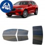 לרכב Volvo XC60 2018 ציפוי חלונות שחורים רב פעמי סיליקון לחלונות קדמיים, אחוריים ולחלון האחורי