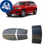לרכב Volvo XC90 2016 ציפוי חלונות שחורים רב פעמי סיליקון לחלונות קדמיים, אחוריים ולחלון האחורי