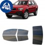 לרכב Volvo XC90 SUV 2003 ציפוי חלונות שחורים רב פעמי סיליקון לחלונות קדמיים, אחוריים ולחלון האחורי