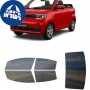 לרכב WuLing MINIEV Convertible 2023 ציפוי חלונות שחורים רב פעמי סיליקון לחלונות קדמיים, אחוריים ולחלון האחורי