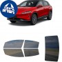 לרכב Xpeng G3 2021 ציפוי חלונות שחורים רב פעמי סיליקון לחלונות קדמיים, אחוריים ולחלון האחורי