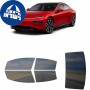 לרכב Xpeng P7 2021 ציפוי חלונות שחורים רב פעמי סיליקון לחלונות קדמיים, אחוריים ולחלון האחורי