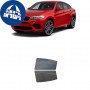 לרכב BMW X6M 2015 ציפוי חלונות שחורים רב פעמי קשיח לחלונות אחוריים