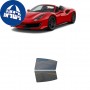 לרכב Ferrari 488 PistaSpider 2019 ציפוי חלונות שחורים רב פעמי קשיח לחלונות אחוריים