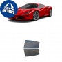 לרכב Ferrari F8 Tributo 2020 ציפוי חלונות שחורים רב פעמי סיליקון לחלונות אחוריים