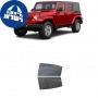 לרכב Jeep Wrangler Four-Door 2007 ציפוי חלונות שחורים רב פעמי קשיח לחלונות אחוריים
