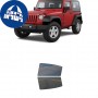 לרכב Jeep Wrangler Two-door 2007 ציפוי חלונות שחורים רב פעמי קשיח לחלונות אחוריים