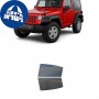 לרכב Jeep Wrangler Two-door 2009 ציפוי חלונות שחורים רב פעמי קשיח לחלונות אחוריים