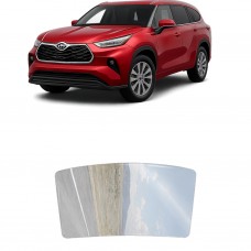 צפוי חלונות להגנה מפני אבנים סדקים שריטות לדגם Toyota Highlander SUV 2022 ל- שמשמה אחורית