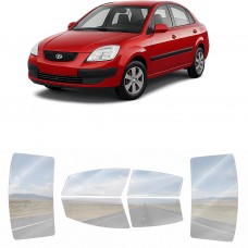 צפוי חלונות להגנה מפני אבנים סדקים שריטות לדגם Kia Rio Sedan 2006 ל- לכל החלונות של הרכב