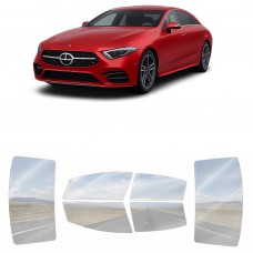 צפוי חלונות להגנה מפני אבנים סדקים שריטות לדגם Mercedes Benz CLS Four-door 2019 ל- לכל החלונות של הרכב