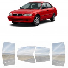 צפוי חלונות להגנה מפני אבנים סדקים שריטות לדגם Suzuki Esteem Sedan 1995 ל- לכל החלונות של הרכב