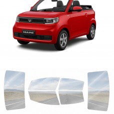 צפוי חלונות להגנה מפני אבנים סדקים שריטות לדגם WuLing MINIEV Convertible 2023 ל- לכל החלונות של הרכב